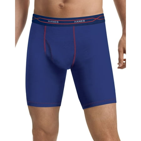 boxer briefs leg hanes temp cool mens performance pack extra assorted perf underwear xl opens apparelchoice