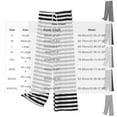thumbnail image 6 of LIaqionyy Women Striped Pajama Pants Wide Leg Casual Comfy Stretchy Drawstring Sleepwear Bottom Trousers S-5XL, 6 of 6