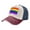 Navy And Red, variant on Men Women Pride Rainbow Flag Pattern Distressed Twill Cotton Baseball Cap Vintage Adjustable Dad Hat