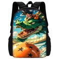 thumbnail image 1 of Conjunto de 3 piezas de Anime para niños y niñas, mochila escolar bonita con almuerzo para Gokus, bolsas de lápices, el mejor regalo, 1 of 5