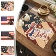 thumbnail image 7 of SLYNSHome 4th of July Decorations Patriotic Placemats,American Flag Stars & Stripes Heat-Resistant Table Place Mat for Kitchen Dining Table Home Decor, 7 of 7