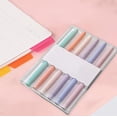 thumbnail image 2 of Morandi Colored Gel Pens Set of 6 - Smooth Writing Soft Pastel Gel Ink Pens for Office, Sch00l, Note Taking, Exams & Journaling - Premium Plastic Gel Pen Set for Stvdents & Professionals, 2 of 5
