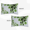 thumbnail image 4 of Balery Watercolor Green Leaves Bedding Queen Pillow Cases - Envelope Closure - Soft Brushed Microfiber Fabric - Shrinkage and Fade Resistant Pillow Cases-20"x30", 4 of 9