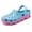 Blue & Hot Pink, variant on Extra Large Size Casual Shoes Foam Clogs Unisex-Adult Classic Clogs Garden Eva Clogs