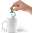 thumbnail image 4 of Green - 1 X Cute Animal Silicone Tea Infuser, Edible Silicone Tea Infuser, Dinosaur Shaped Tea Strainer, Funny Tea Strainer, Stirring Tea Infuser, 4 of 5