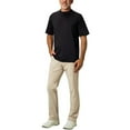 thumbnail image 2 of Tgw Men's Solid Performance Short Sleeve Golf Mock Black Xl, 2 of 2
