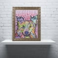 thumbnail image 3 of Trademark Fine Art 'Border Collie Love 2' Canvas Art by Dean Russo, Gold Ornate Frame, 3 of 4