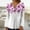 A# Multicolor 25, variant on YOTAMI Women's Printed Long Sleeve Tops Ruffled Button V-Neck Plus Size Tops for Gift Trendy Casual Blouses Multicolor XXL
