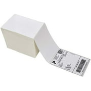 NefLaca 4" x 6" Fanfold Direct Thermal Labels, 1000 Labels Per Stack, White Perforated Shipping Labels Compatible