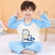 thumbnail image 1 of Conjunto de ropa de dormir para niños de lana de Coral grueso para niños y niñas, ropa para el hogar, conjunto de pijamas para niños de estilo invernal de Chi continental, 1 of 5
