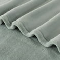 thumbnail image 5 of Hotel Style ™ Solid Oversized Soft Bed Blanket, Green River, 5 of 9
