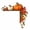 Pumpkin, variant on IFRINID Wooden Door Corner Decoration, 7.87 x 7.87 in Right-Angle Frame Topper for Doorway, Shelf, Cabinet and Home Decor