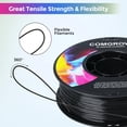 thumbnail image 4 of Filamento Comgrow TPU para impresora 3D, 1,75 mm, 95 A, suave, 1 kg, negro, 4 of 6