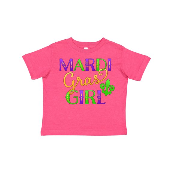 Inktastic Mardi Gras Girl Girls Toddler T-Shirt