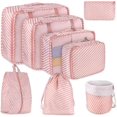 thumbnail image 1 of Otwoo 7 Pack Packing Cubes Compatible Suitcase Travel Luggage Organiser Set Suitcase Organiser Bags Compatible Clothes Shoes Cosmetics Toiletries_Gift Of G, 1 of 5