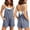 Gray, variant on Women's Open Back Tie Strap Romper with Pockets, Relaxed Fit Sleeveless Cotton Linen Blend Short Overalls for Summer Vacation Beach Casual Daily Wear