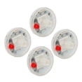 thumbnail image 1 of YSNOOWE 4 Pcs Lampe à Roue Étanche Solaire Décorative Stroboscopique Silicone Rouge Améliore la Sécurité, 1 of 8