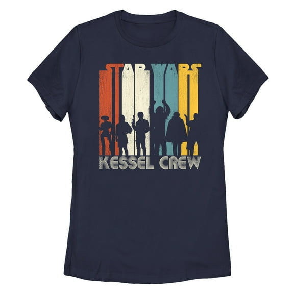 Women's Solo: A Star Wars Story Kessel Crew Rainbow Graphic Tee Black Small