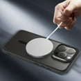 thumbnail image 2 of Pour iPhone 16 Pro Max Étui, Compatible avec MagSafe, Protection Antichoc de Qualité Militaire, Étui Magnétique pour iPhone 16 Pro Max, Étui Hybride Classique (HaloLock), Transparent, Noir Givré, 2 of 5