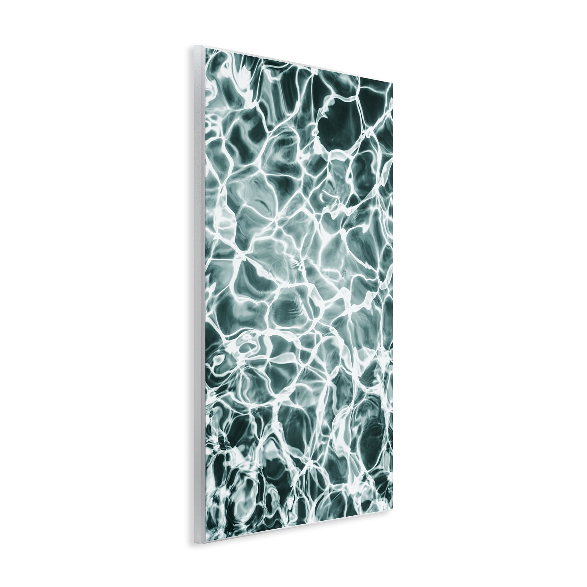 Stupell Industries Aqua Ripple Pattern Coastal Painting Unframed Art Print Wall Art, 13 x 19