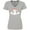 AC-Heather Grey, variant on Inktastic I Love Unicorns Women's V-Neck T-Shirt