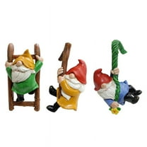 Fairy Garden Accessories, Garden Gnome Miniatures, Mini Gnomes Garden Kit Dwarfs Statue for Fairy Garden,