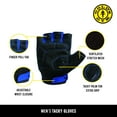 Golds Gym men's Tacky Workout Gloves XS/S Grip & Comfort
