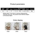 thumbnail image 4 of Women's Designer Handbag Cylinder Shoulder Bag PU Leather Bucket Bag, 4 of 8