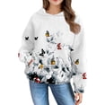thumbnail image 3 of Mercatoo Girls 𝐅loral Butterfly Graphic Hoodies Fall Winter Oversized 𝐇ooded Sweatshirts Long Sleeve Pullover Hoodie Pocket, 3 of 7