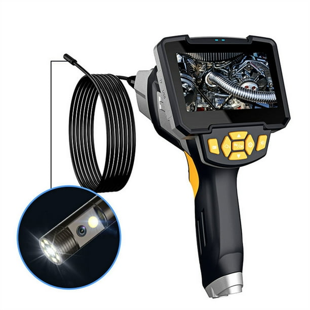 Endoscopio industrial Endoscopio industrial con cámara de inspección automotriz de 8 mm Luz LED impermeable Pantalla de 4,3 pulgadas Boroscopio digital de alta definición 1080P Irfora Endoscopio industrial