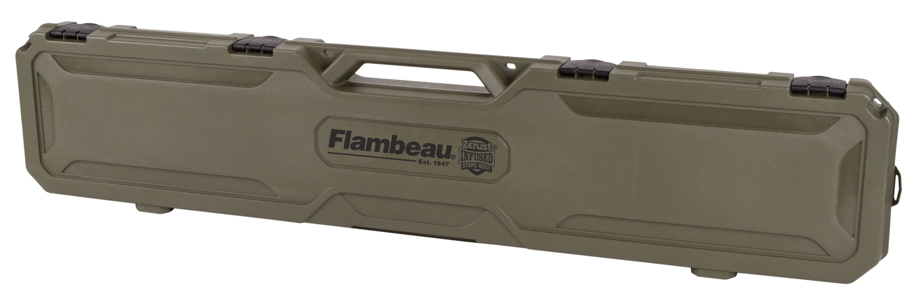 Flambeau Zerust Infused Gun Case, Green, 50.5"W x 10.75 L x 3.5"D