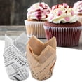 thumbnail image 2 of Monebena 100Pcs Cupcake Cups, Disposable Aluminum Foil Cupcake Baking Cups Ramekins, for Cake,Dessert,Mousse, 2 of 9