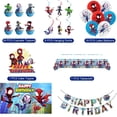 thumbnail image 3 of Set de decoración para fiesta de cumpleaños de Spidey Telifor, 3 of 5