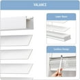 thumbnail image 4 of Keego 2 Inches Slat Faux Wood Blind with Valance Cordless Window Blinds for Home, Office, Bedroom, Kitchen (White, 34.5"W x 72"H), 4 of 8