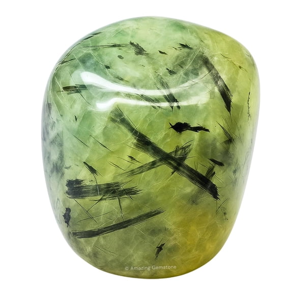 Prehnite Crystal Tumbled Stones Polished Rocks - (1 Piece)