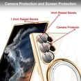 thumbnail image 3 of TECH CIRCLE 360?Rotatable Magnetic Ring For Galaxy S23 FE Case Compatible with MagSafe Military Drop Protection Magnetic Stand Protective Slim Phone Case for Samsung Galaxy S23 FE 6.4" 2023,White, 3 of 5