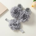 thumbnail image 3 of Newborn Baby Girls Flower Headbands & Sock Set Baby Floral Decor Flower Hair Band Hair Accessories for Newborns Infants Toddlers Photograph, 0-2 Years, 3 of 4