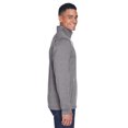 thumbnail image 3 of Devon & Jones Men's Newbury MÃ©lange Fleece Quarter-Zip, 3 of 3