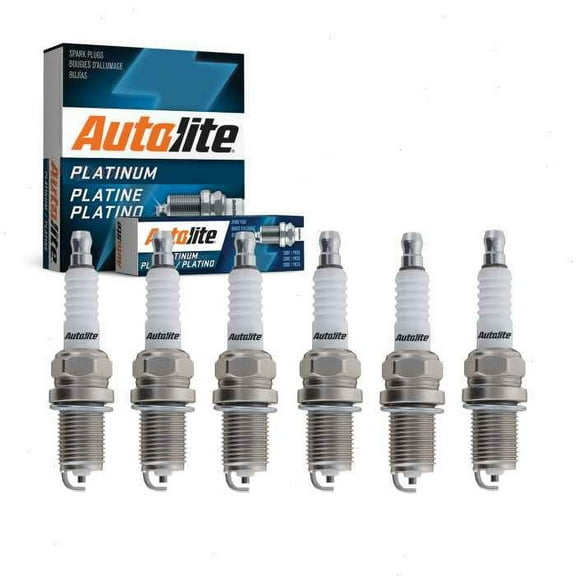 6 pc Autolite Platinum Spark Plugs compatible with Audi Q7 3.0L V6 2012-2019