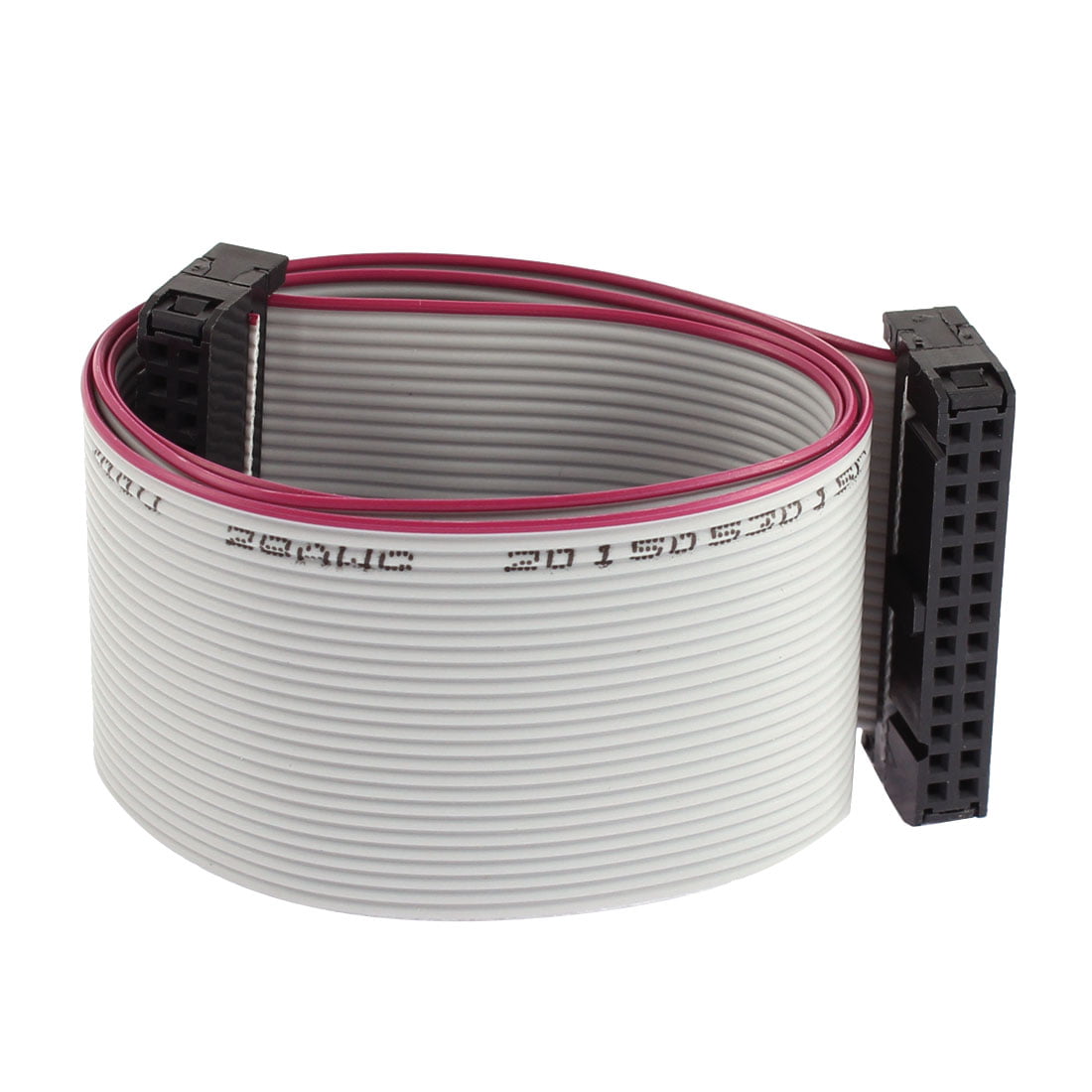 1Pcs 34 Pin 80cm 2.54mm Pitch 28AWG IDC Flat Ribbon Cable with Red Line 