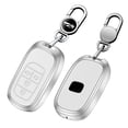 thumbnail image 3 of Zinc alloy+leather Key Cover Case For Honda C 4 buttons Accord Jade Crider Odyssey Civic CR-V HR-V VEZEL JAZZ Car Key Cover Case, 3 of 10
