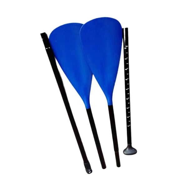 Remo para kayak DYNWAVEMX Aleación de aluminio PP Ajustable Doble cabezal Azul oscuro
