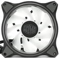 thumbnail image 3 of Cooler Master MasterFan MF140 Halo Duo-Ring Addressable RGB Lighting 140mm Fan, Absorbing Rubber Pads, PWM Static Pressure for 5V 3-Pin ARGB,NOT Work with 4-pin RGB or RGB+12V (Gen-2 MF140 Halo), 3 of 10