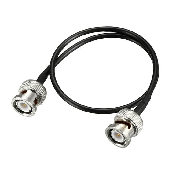 Uxcell BNC Male to Male Coaxial Jumper Cable 50 ohm 20-inch RG174
