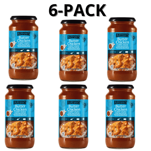 Burman's Butter Chicken Curry Sauce 6-Pack 15 oz