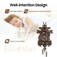 thumbnail image 5 of Miumaeov Cuckoo Clock for Wall,Large Vintage German Traditional Chalet Forest House Handcrafted Pendulum Quartz Clock,Grandfather Clock for Home Decor, 5 of 13