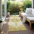 thumbnail image 6 of Addison Rugs Chantille Indoor/Outdoor Traditional Vintage Gold Washable Runner Rug, 2'3" x 7'6", 6 of 6