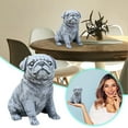 thumbnail image 2 of Desktop Ornament Dog Garden Decoration Resin Statue Craft Home, 2 of 8