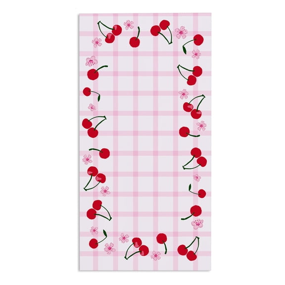 Personalization Mall Fresh Cherries Pink Beach Towel, 30" x 60"