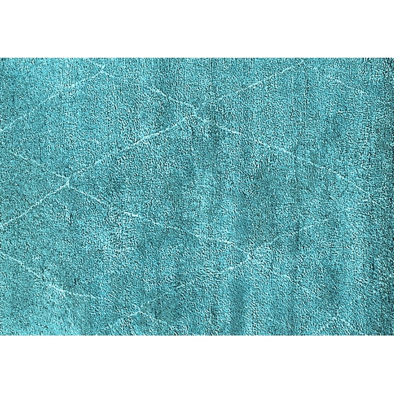 Ahgly Company Indoor Rectangle Oriental Light Blue Industrial Area Rugs, 5' x 8'